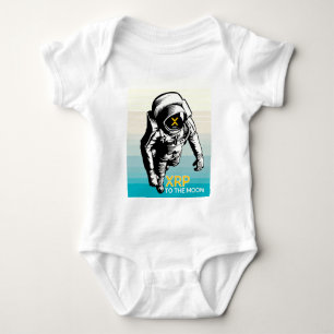 XRP TO THE MOON - XRP cryptocurrency  Baby Bodysuit