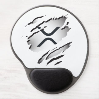 XRP Torn Image w/ Logo Reveal Underneath Gel Mouse Pad
