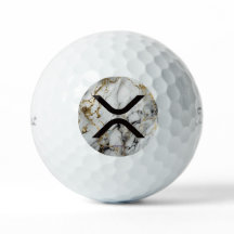 XRP White Marble Titleist Pro V1 Golf Ball