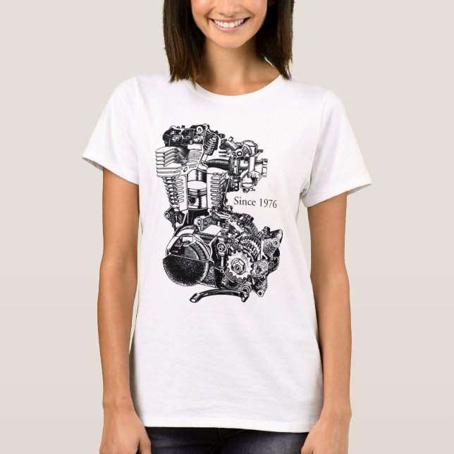 XT 500 Engine 1 T-Shirt (Front)