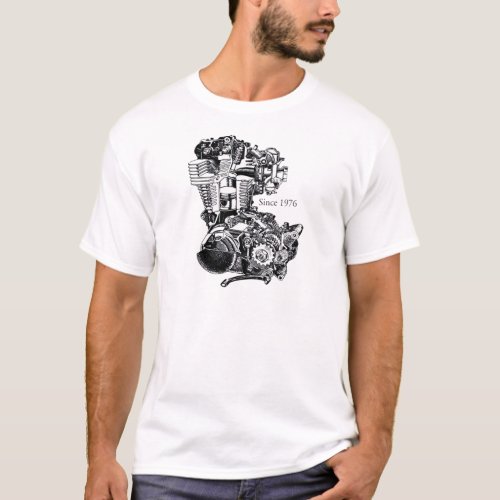 XT 500 Engine 1 T_Shirt