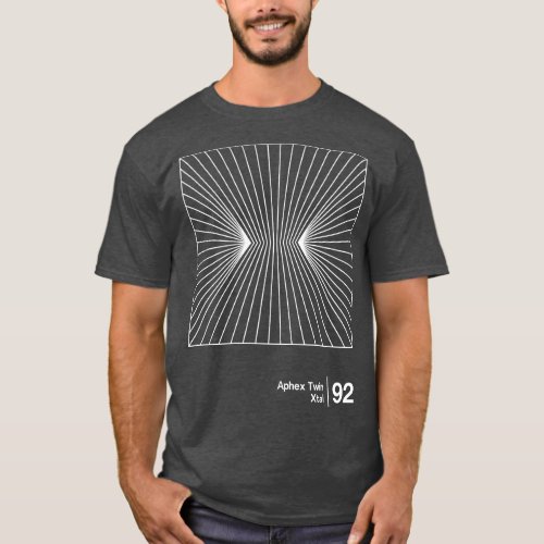Xtal Minimalist Style Graphic Design T_Shirt