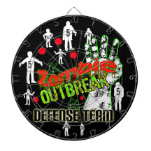 Xtra Points Zombie Outbreak Defense Team DartBoard