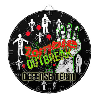 Xtra Points Zombie Outbreak Defense Team DartBoard