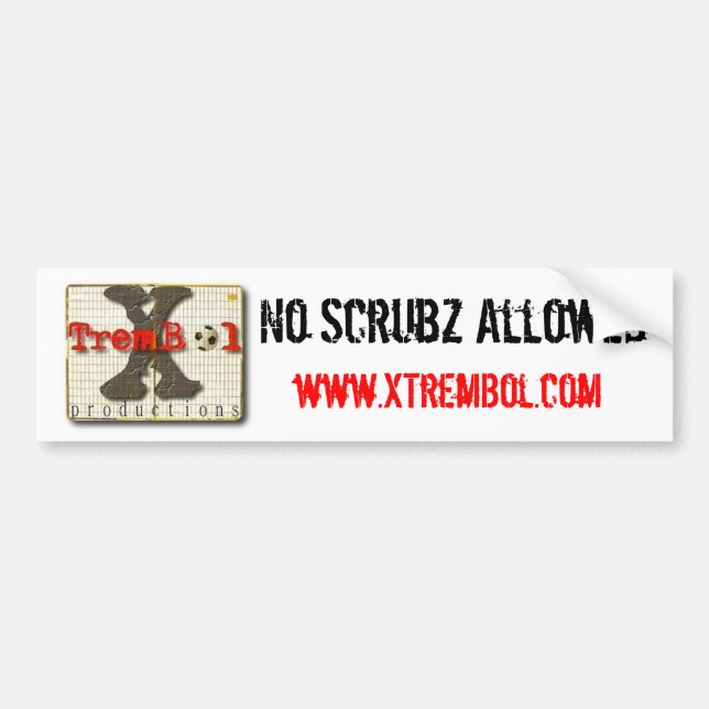 XTremBol StreetSoccer Bumper Sticker (Front)