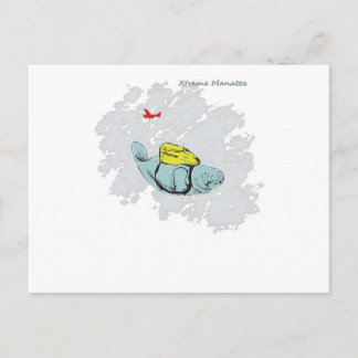 Xtreme Manatee Skydiving Postcard