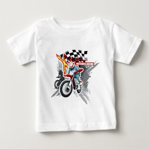 Xtreme Motocross Racing  Sport Baby T_Shirt