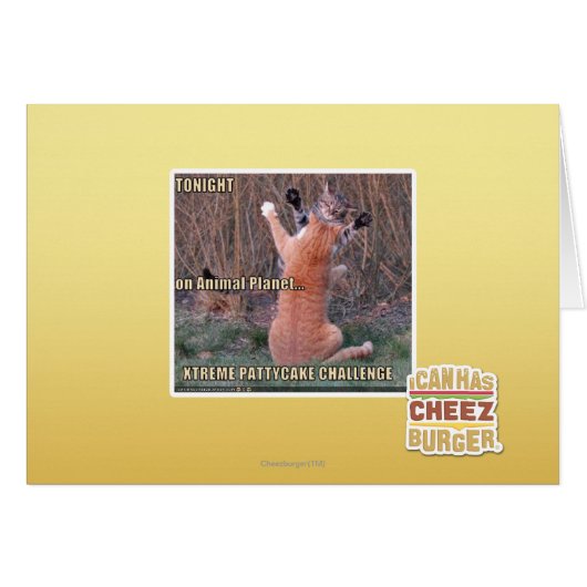 Xtreme PattyCake Challenge Cards (Front Horizontal)