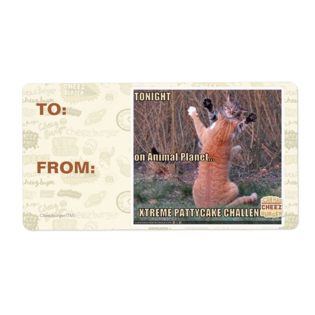 Xtreme PattyCake Challenge Label (Front)