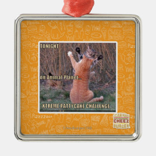 Xtreme PattyCake Challenge Metal Ornament