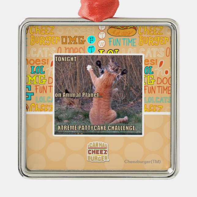 Xtreme PattyCake Challenge Metal Ornament (Front)
