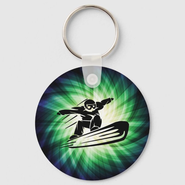 Xtreme Snowboarding Keychain (Front)