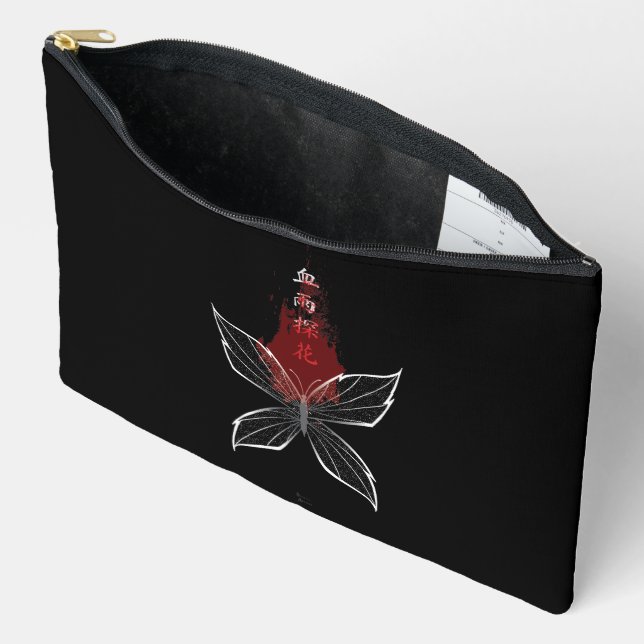 Xue Yu Tan Hua (Crimson Rain Sought Flower) Accessory Pouch (Open)