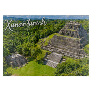Xunantunich Belize Mayan archeological sight Cutting Board
