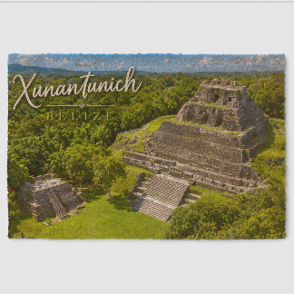 Xunantunich Belize Mayan archeological sight Fiber Doormat