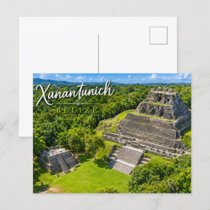 Xunantunich Belize Mayan archeological sight Postcard