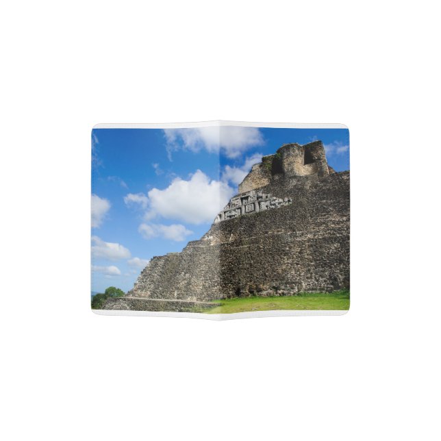 Xunantunich Mayan Ruin in Belize Passport Holder (Opened)