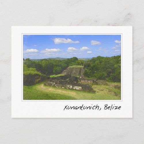 Xunantunich Mayan Ruin in Belize Postcard