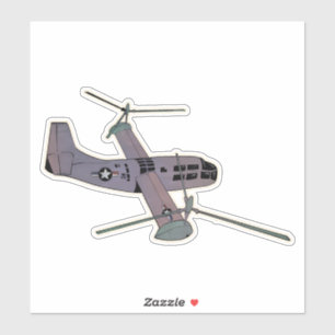 XV-3 Tiltrotor Aircraft Sticker