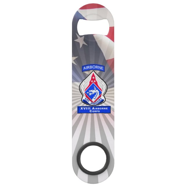 XVIII Airborne Corps “America’s Contingency Corps” Bar Key (Front)