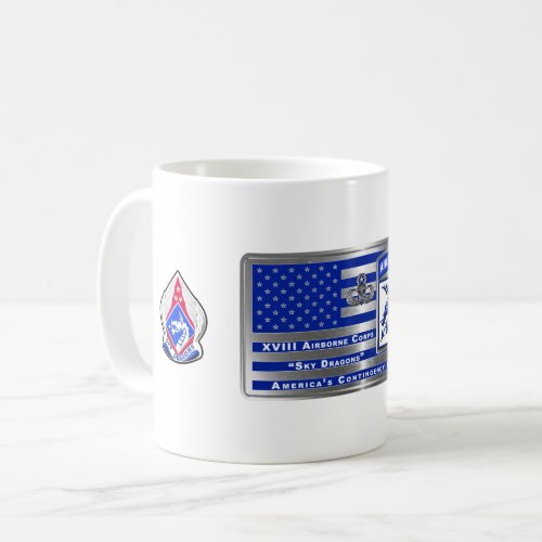 XVIII Airborne Corps Americas Contingency Corps Coffee Mug