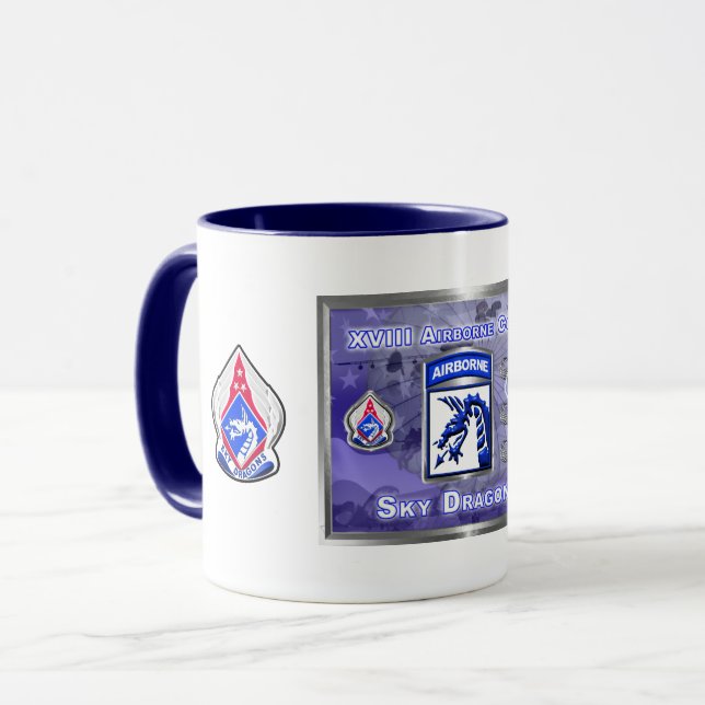 XVIII Airborne Corps “America’s Contingency Corps” Mug (Front Left)
