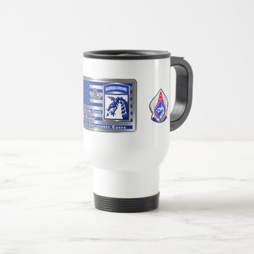 XVIII Airborne Corps Americas Contingency Corps Travel Mug