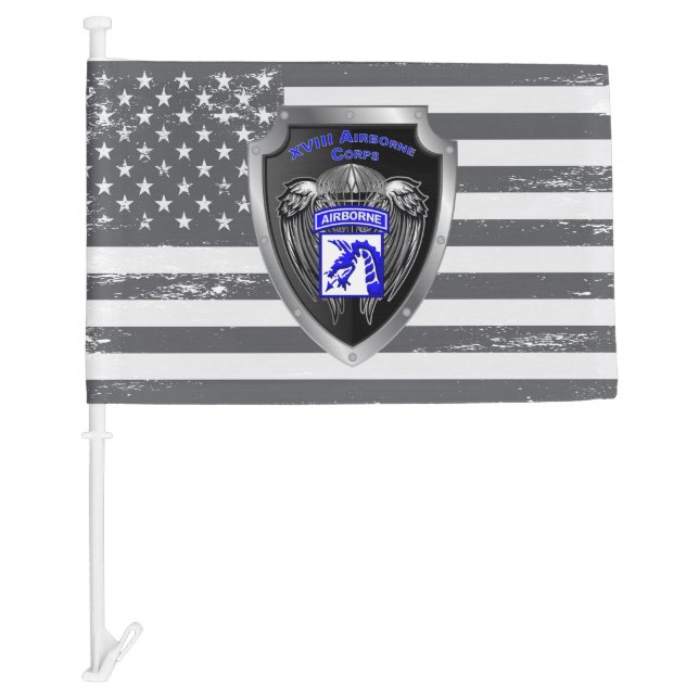 XVIII Airborne Corps Car Flag (Front)