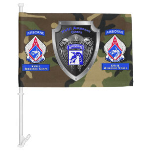 XVIII Airborne Corps Car Flag