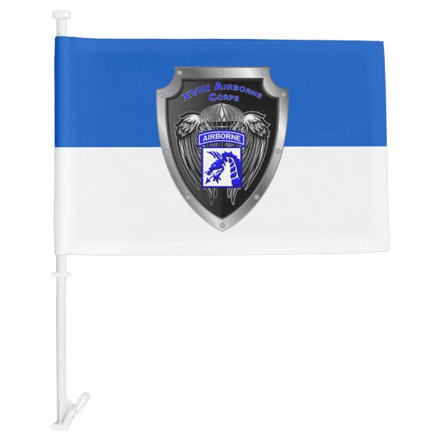 XVIII Airborne Corps Car Flag (Front)