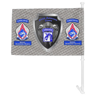 XVIII Airborne Corps Car Flag