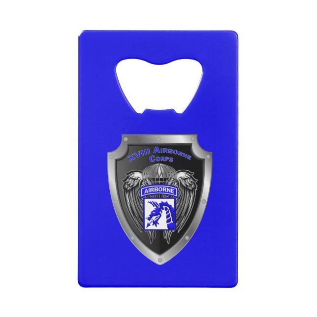 XVIII Airborne Corps Credit Card Bottle Opener (Front)