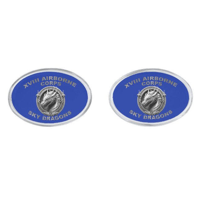 XVIII  Airborne Corps Cufflinks (Front)