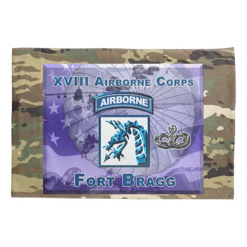 XVIII Airborne Corps Deployment Pillow Case