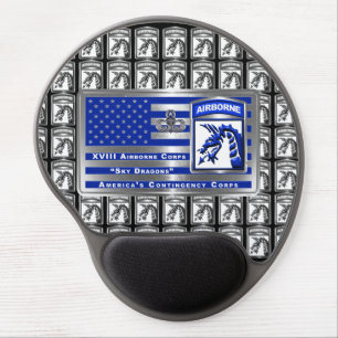 XVIII Airborne Corps Gel Mouse Pad