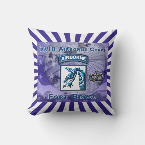 XVIII Airborne Corps Gift Special Throw Pillow