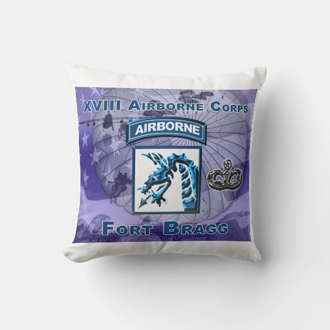 XVIII Airborne Corps Gift Special Throw Pillow (Front)
