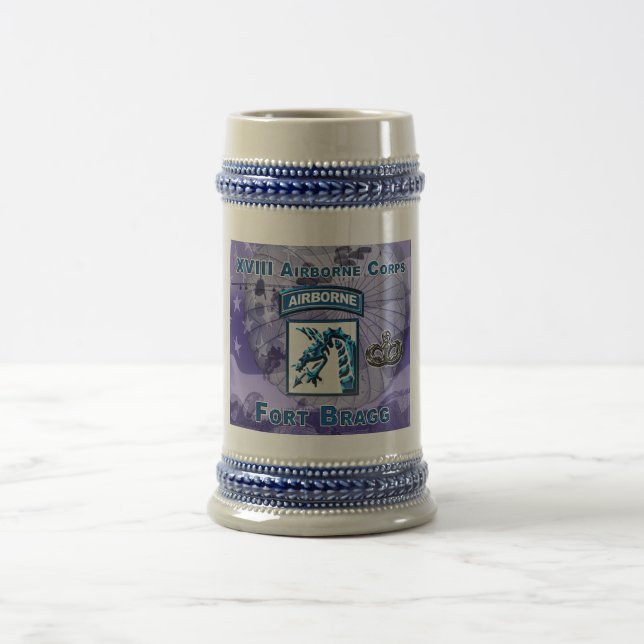 XVIII Airborne Corps Gift Stein (Center)