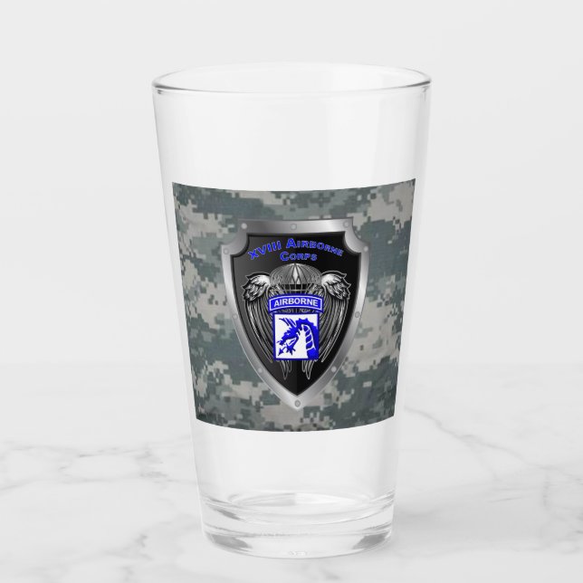 XVIII Airborne Corps Glass (Front)