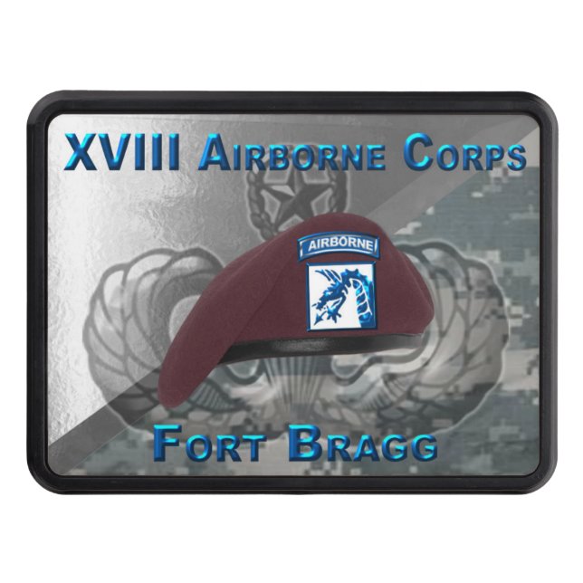XVIII Airborne Corps  Hitch Cover (Front)
