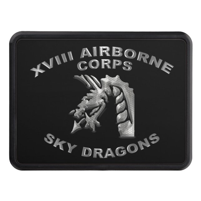XVIII Airborne Corps  Hitch Cover (Front)
