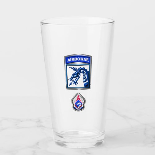 XVIII Airborne Corps Patch Unit Insignia Glass