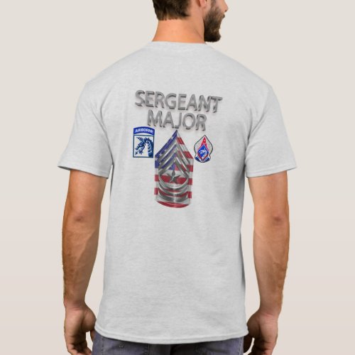 XVIII Airborne Corps Sergeant Major T_Shirt