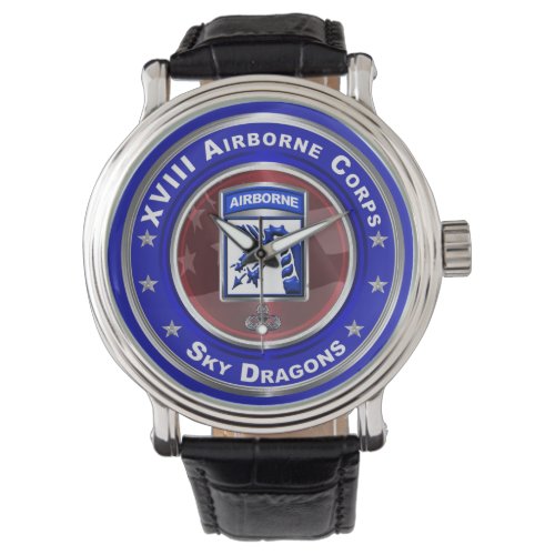 XVIII Airborne Corps SKY DRAGONS Keepsake Watch