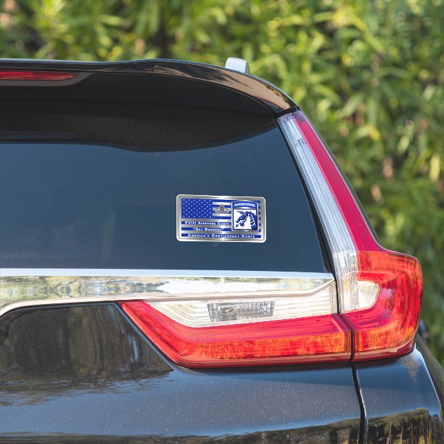 XVIII AIRBORNE CORPS STICKER (Car Side)