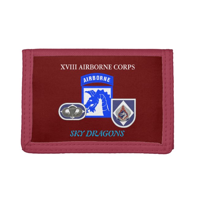 XVIII AIRBORNE CORPS TRIFOLD WALLET (Front)