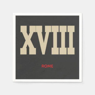 XVIII NAPKINS