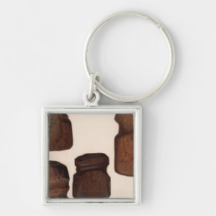 XVIII Stone implements, New Mexico Keychain