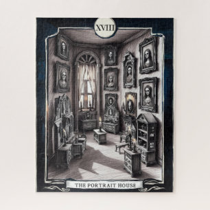 XVIII The Portrait House – Still Watching, Tarot Jigsaw Puzzle