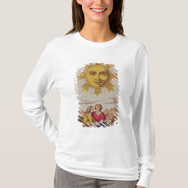 XVIIII Le Soleil, French tarot card of the Sun T-Shirt (Front)